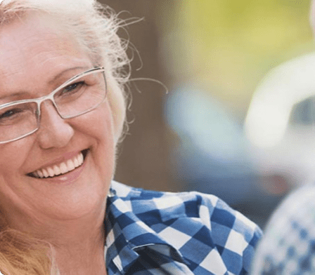 Mann und Frau im Gespräch