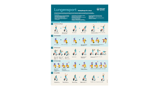 Poster Ratgeber IPF und Bewegung