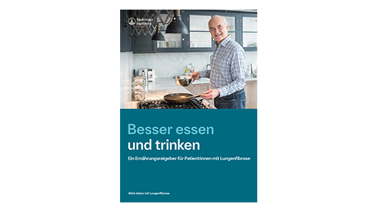 Broschüre Ernährungsratgeber bei Lungenfibrose
