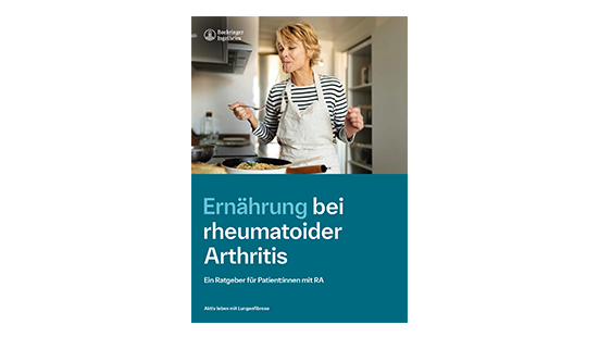 Broschüre Ernährungsratgeber bei rheumatoider Arthritis